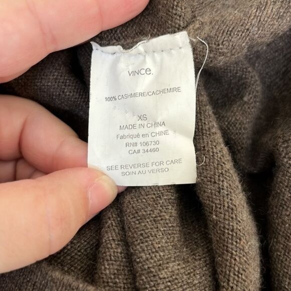 Vince Cashmere Turtleneck Sweater Dress - Picture 8 of 8